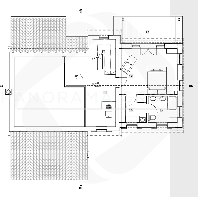 Esclusivo - terreno con progetti per tre ville