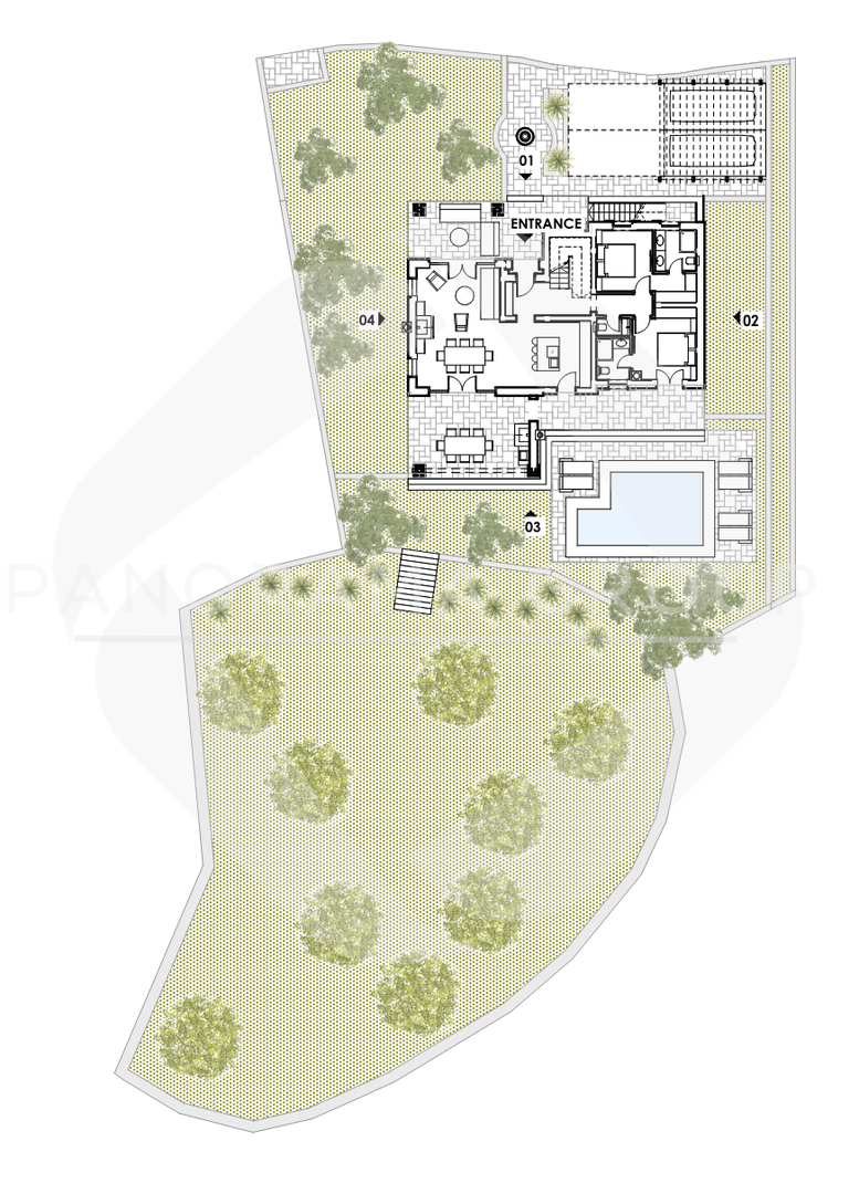 Esclusivo - terreno con progetti per tre ville