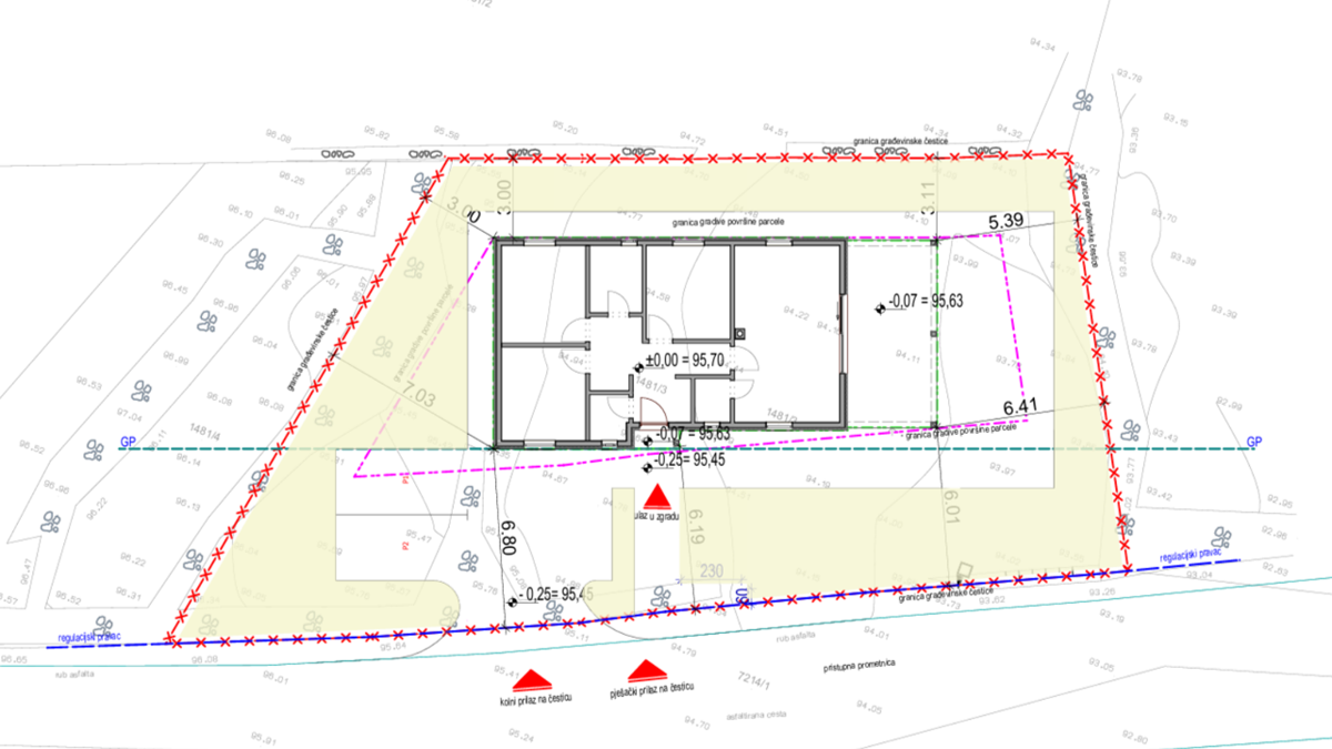 Terreno edificabile con permesso di costruzione – Šilo, isola di Krk