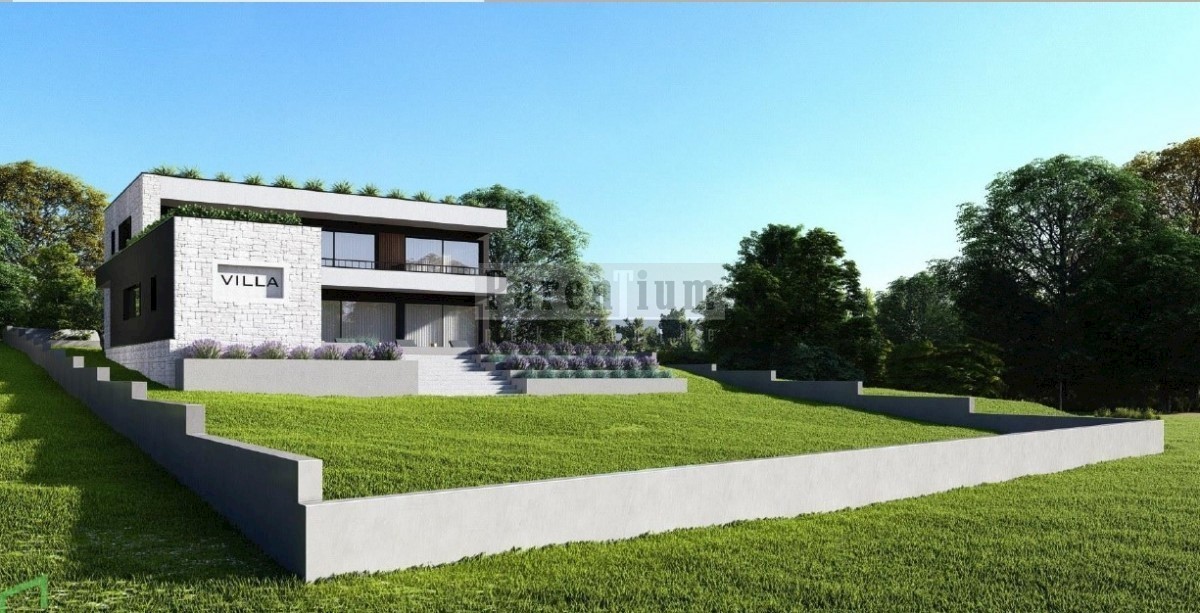 Una bellissima villa con vista panoramica sul mare