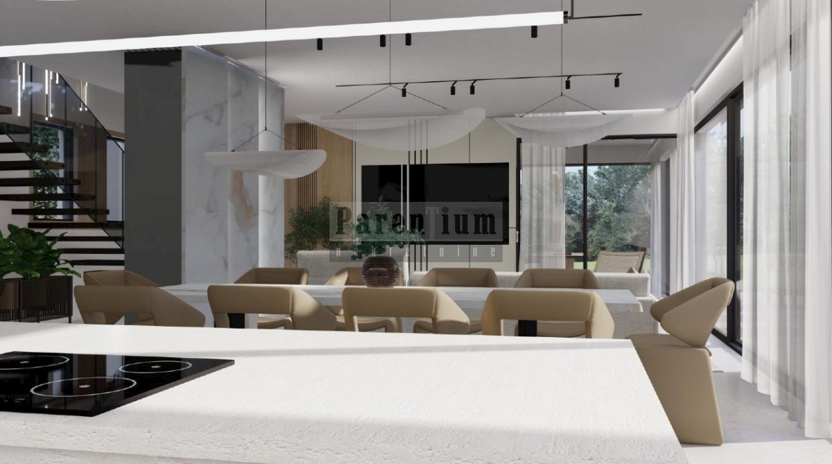 Una bellissima villa con vista panoramica sul mare