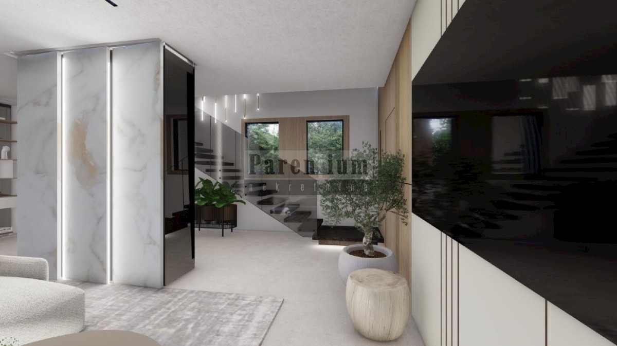 Una bellissima villa con vista panoramica sul mare