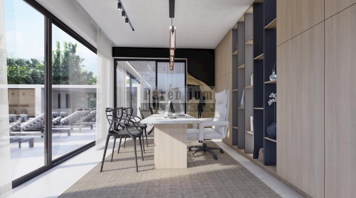 Una bellissima villa con vista panoramica sul mare