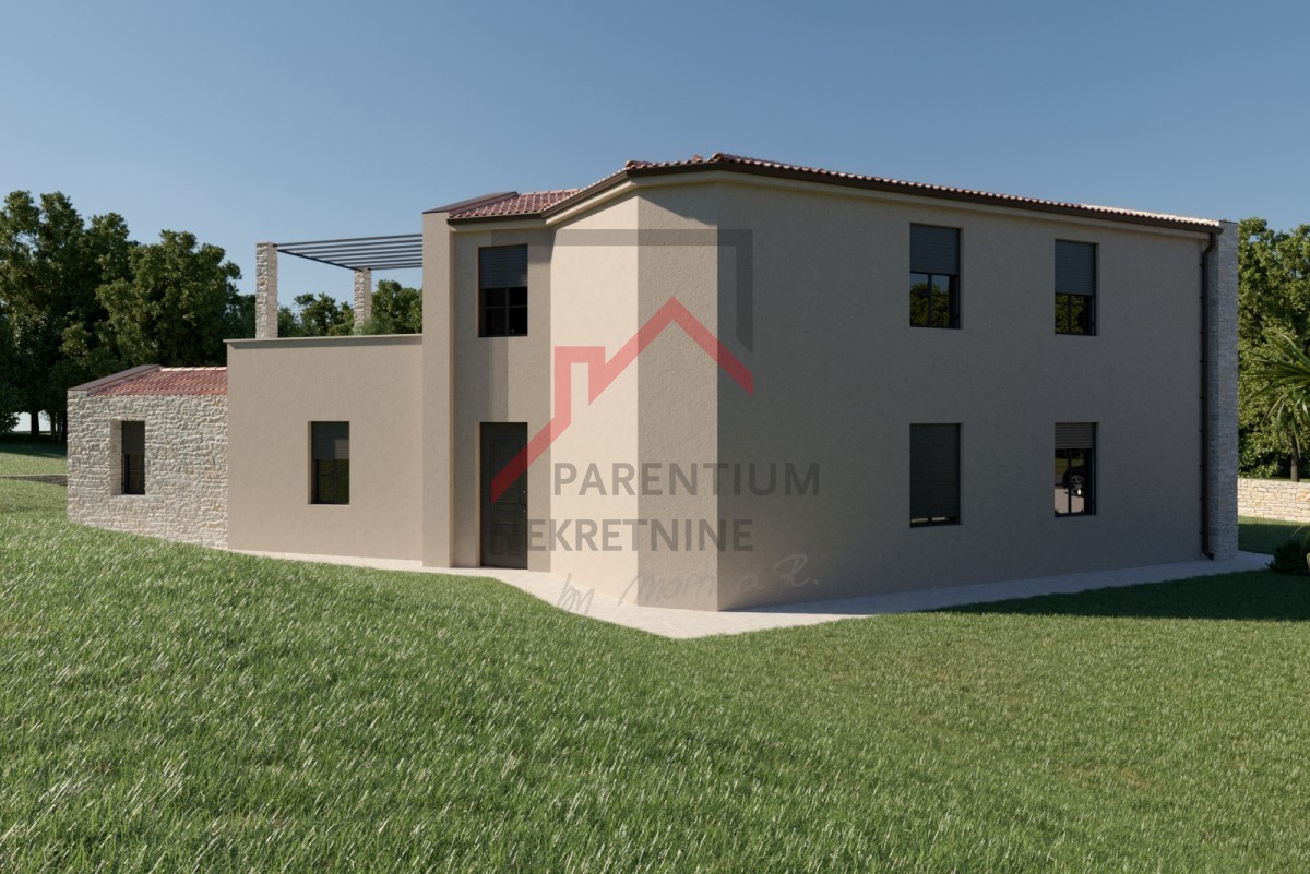 Istria, zona Parenzo - Villa moderna con piscina e vista