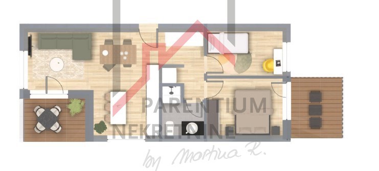 Istria, zona Parenzo - Eleganza moderna nell'appartamento al primo piano di un nuovo edificio con ascensore