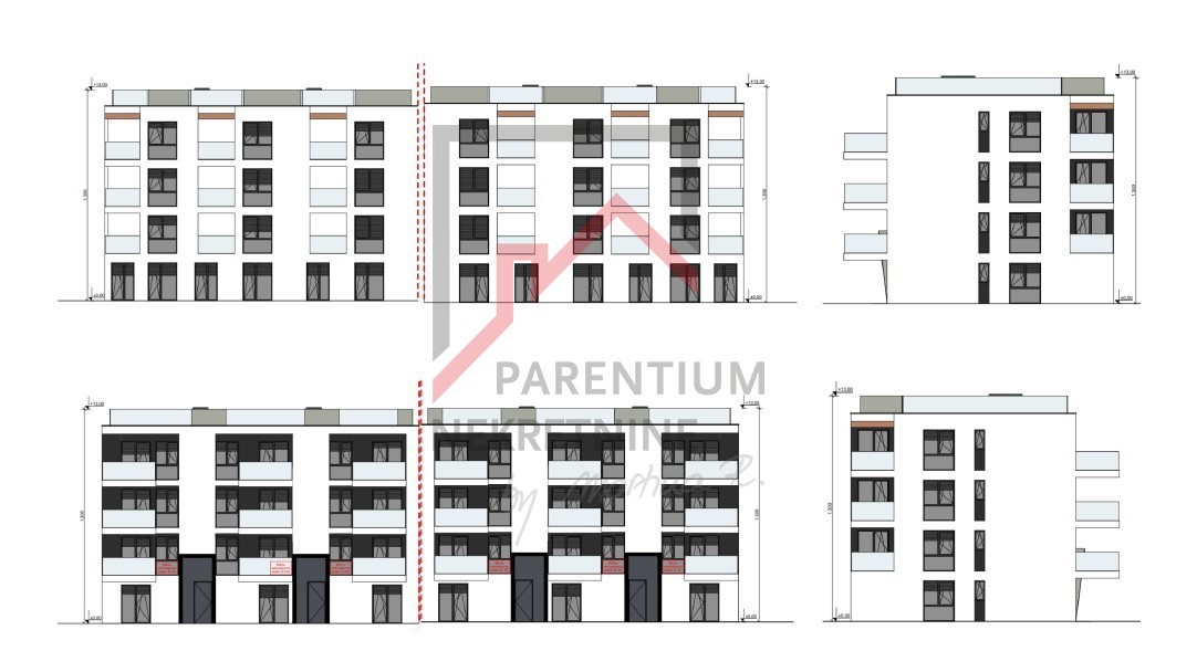 Istria, zona Parenzo - Appartamento in un nuovo edificio al primo piano con due terrazze