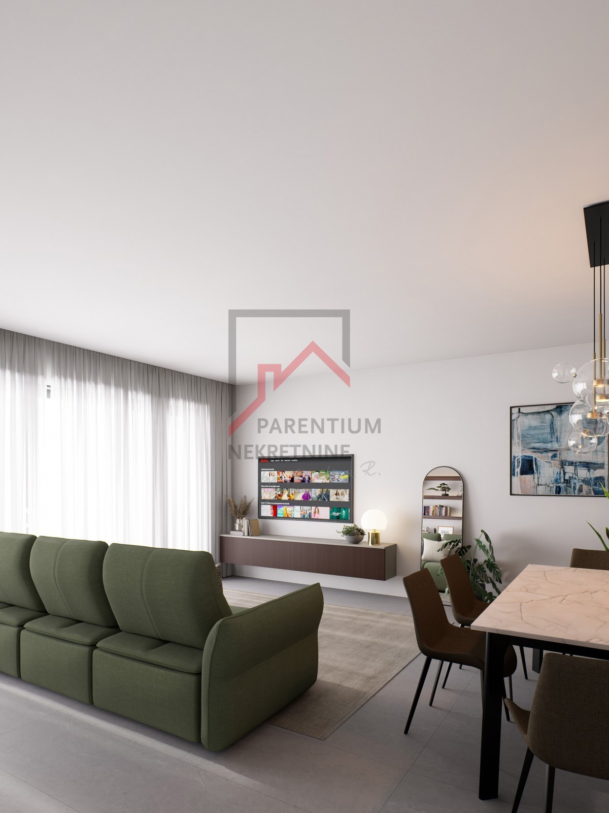 Istria, Cittanova – Appartamento premium al piano terra con giardino, terrazza e vista mare