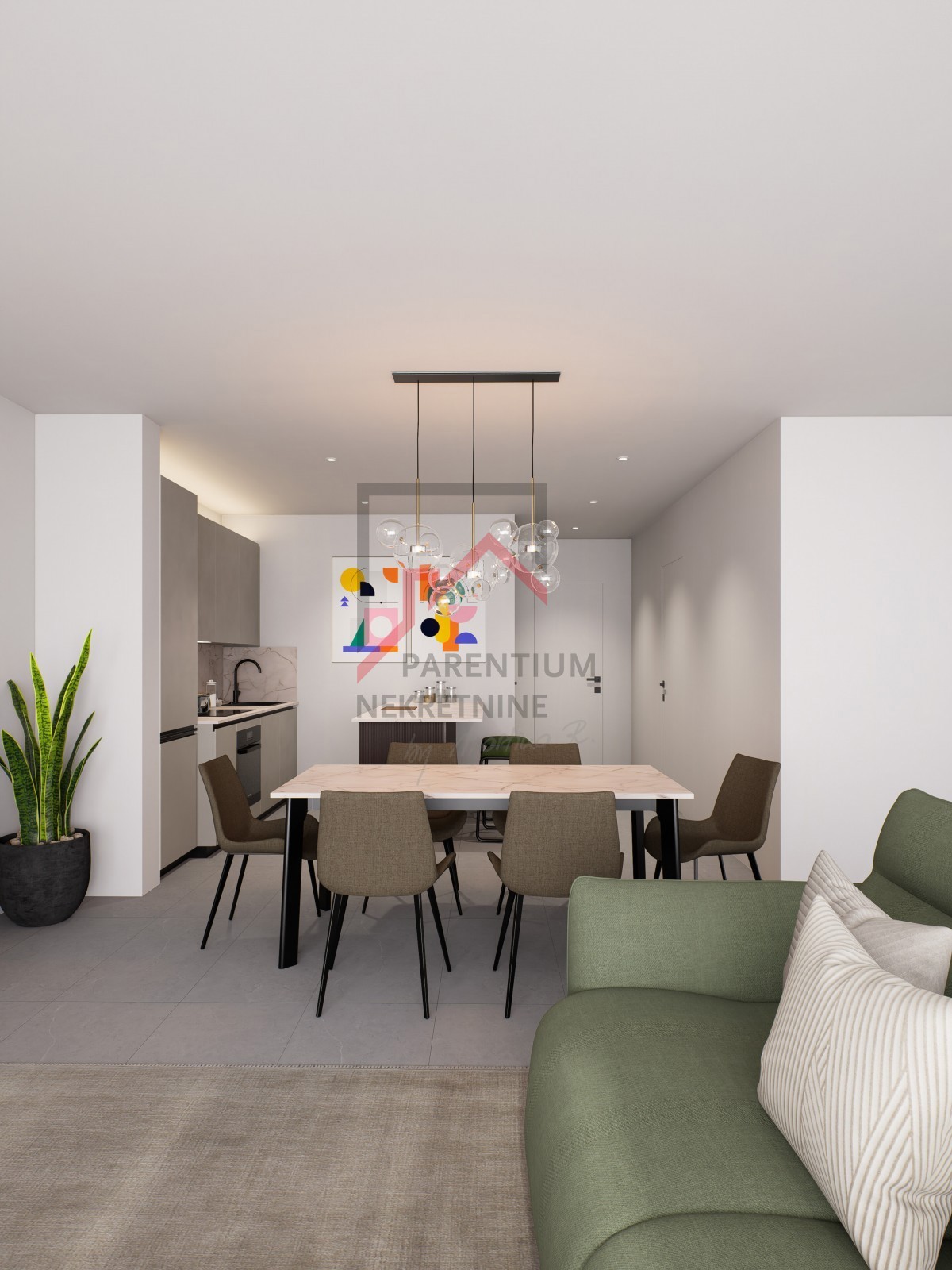 Istria, Cittanova – Appartamento premium al piano terra con giardino, terrazza e vista mare