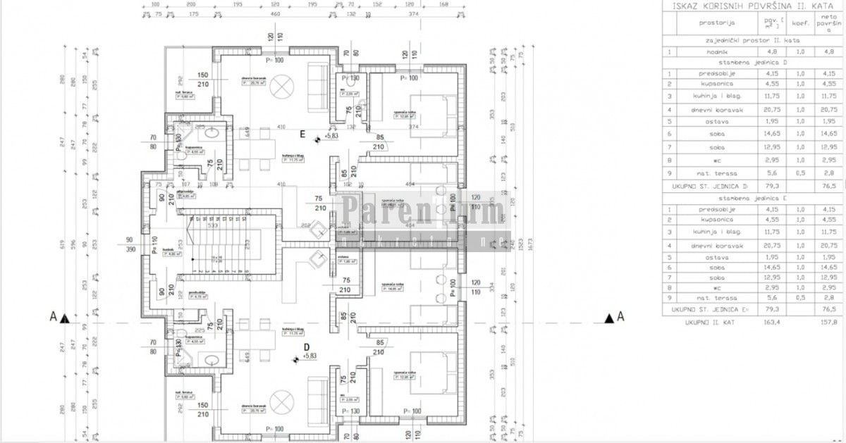 Nuova costruzione - appartamento con due camere da letto, vicino a Parenzo