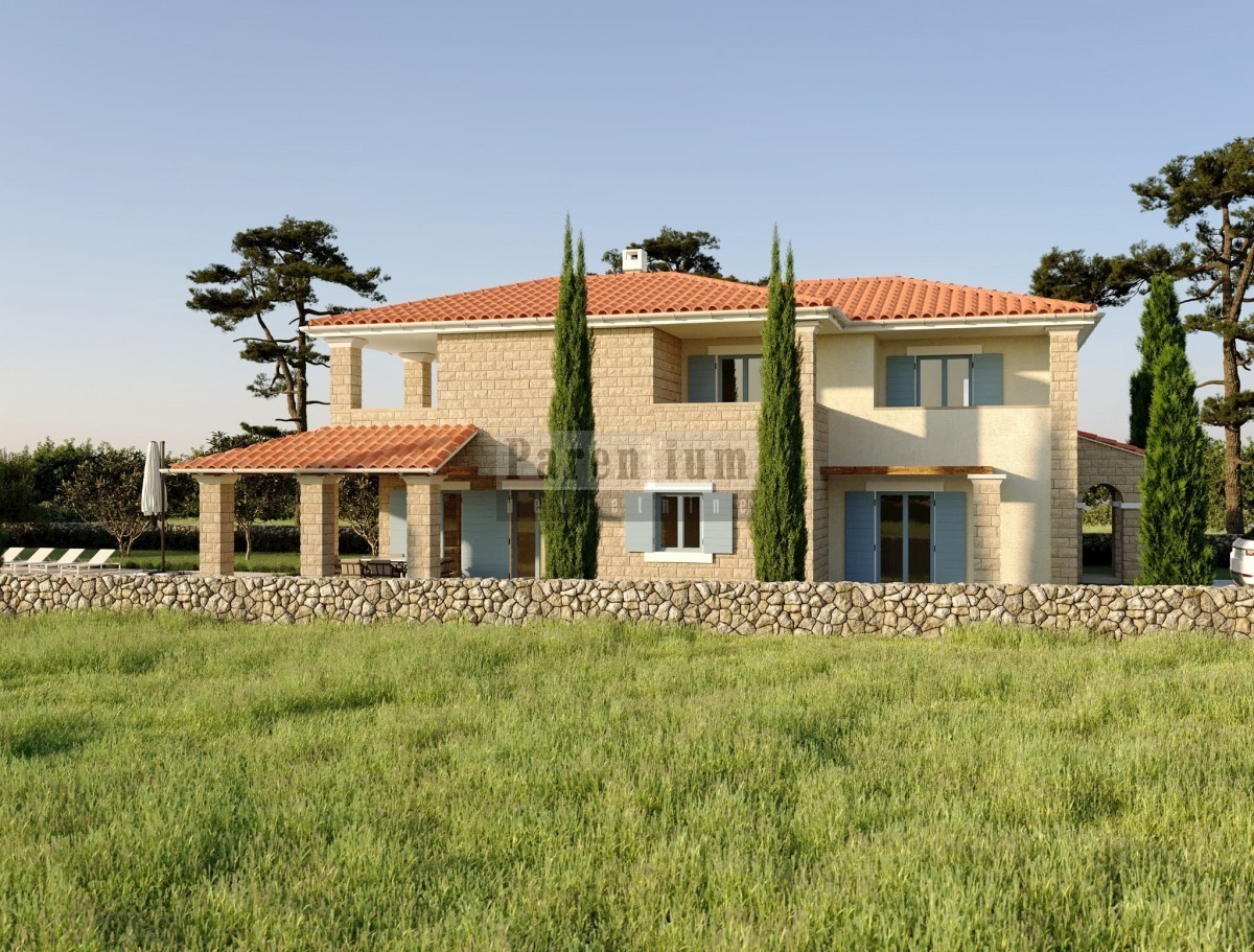 Poreč, dintorni, Bellissima villa rustica con piscina e vista aperta!