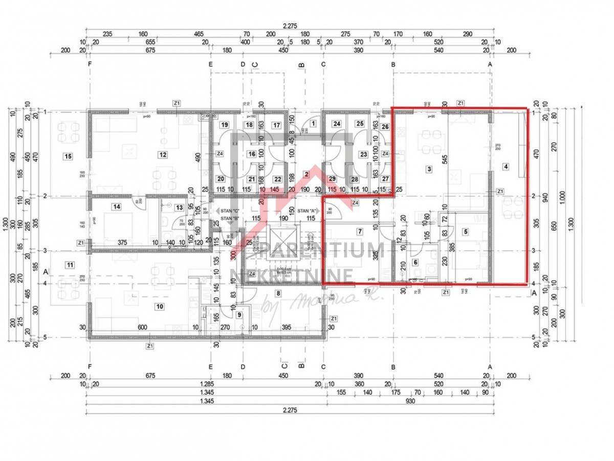 Appartamento in lussuosa palazzina di nuova costruzione - piano terra con giardino