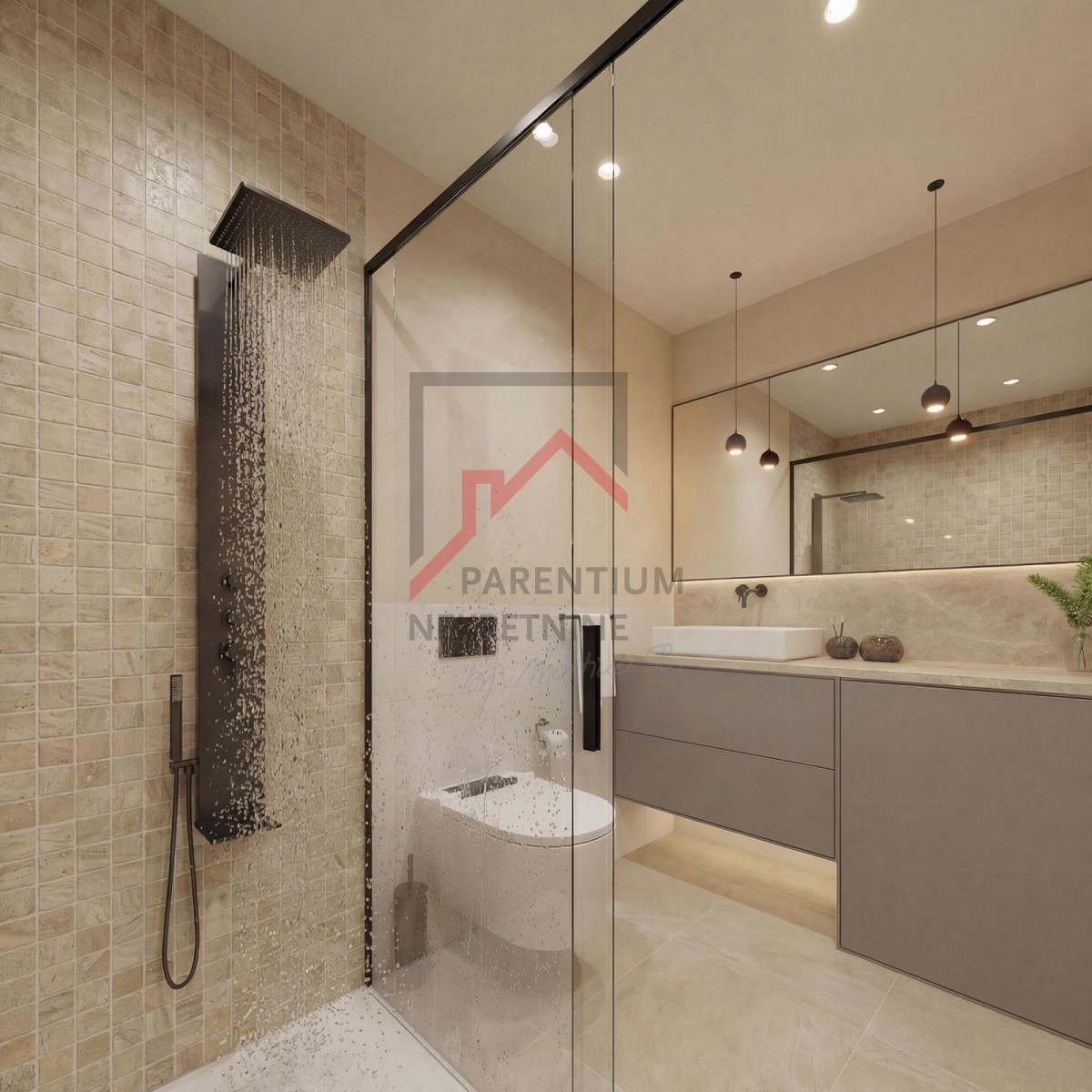 Istria, zona Parenzo – Appartamento in un edificio di nuova costruzione, 1° piano, esposizione a sud, 1 camera da letto, vicino al mare