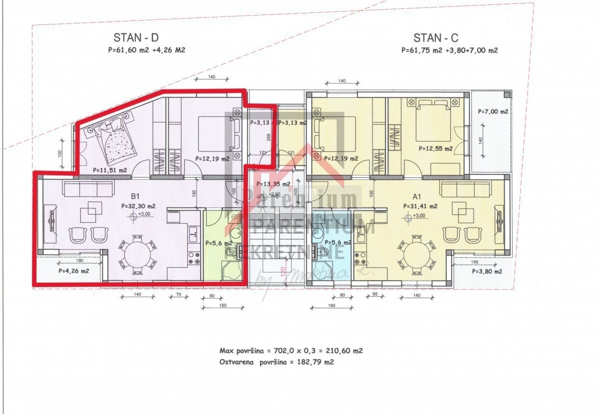 Appartamento non lontano dal centro città e dal mare