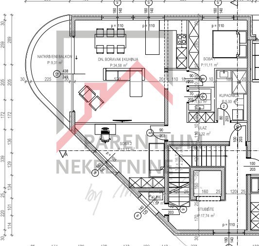 Istria, zona Parenzo - Appartamento unico con vista mare - nuova costruzione