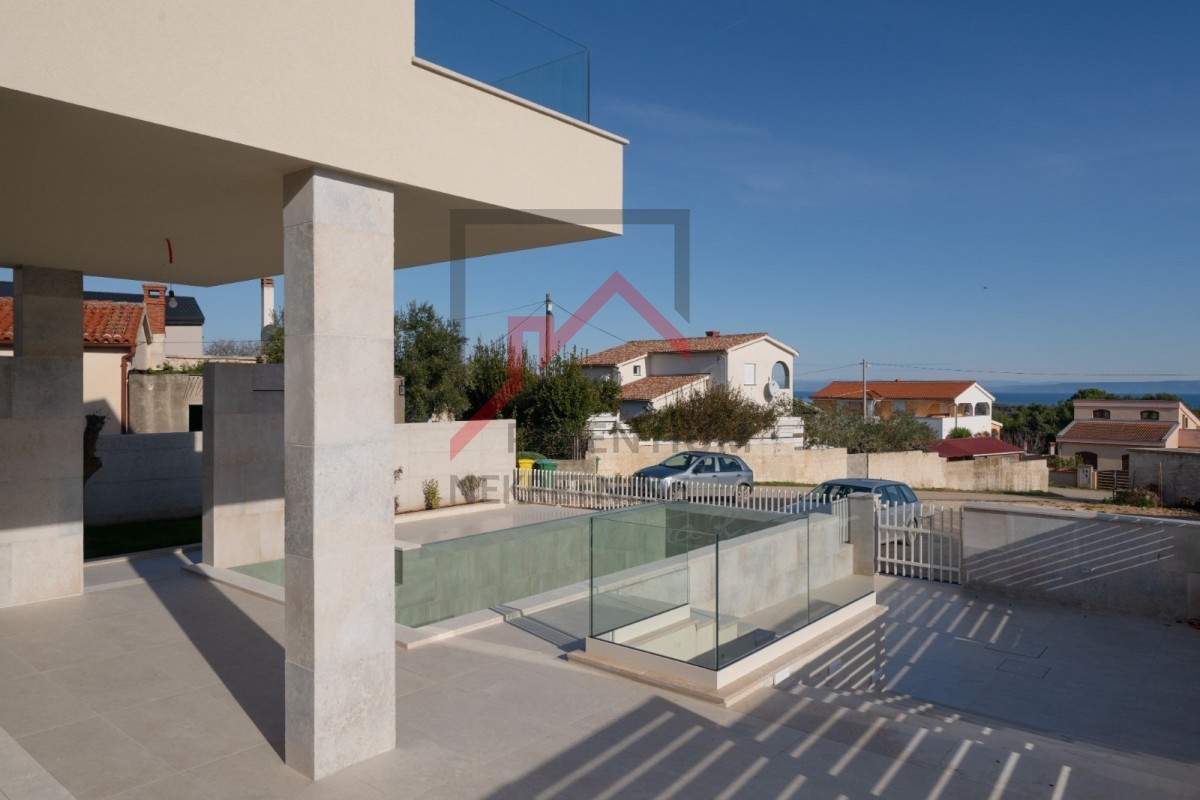 Istria, zona di Pola - Villa con piscina e vista mare aperta - nuova costruzione