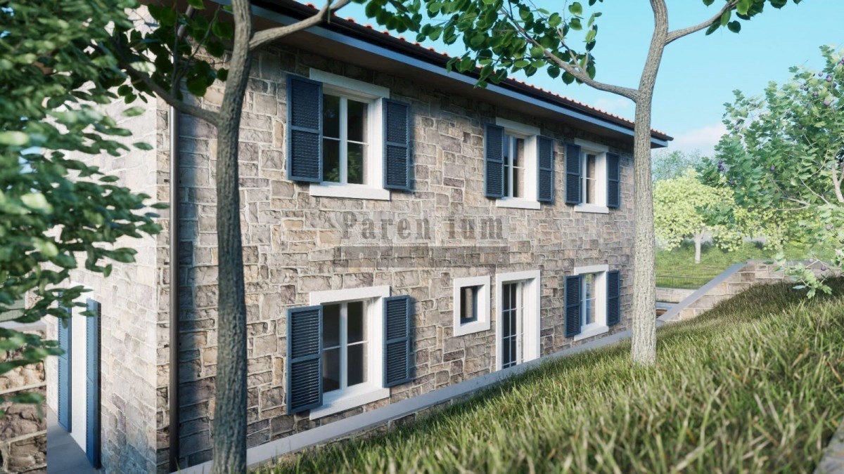 Istria, Buie - Villa con piscina e vista NUOVA COSTRUZIONE
