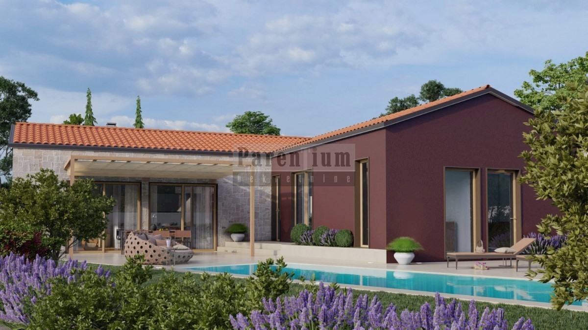 Bella casa moderna nell'Istria centrale