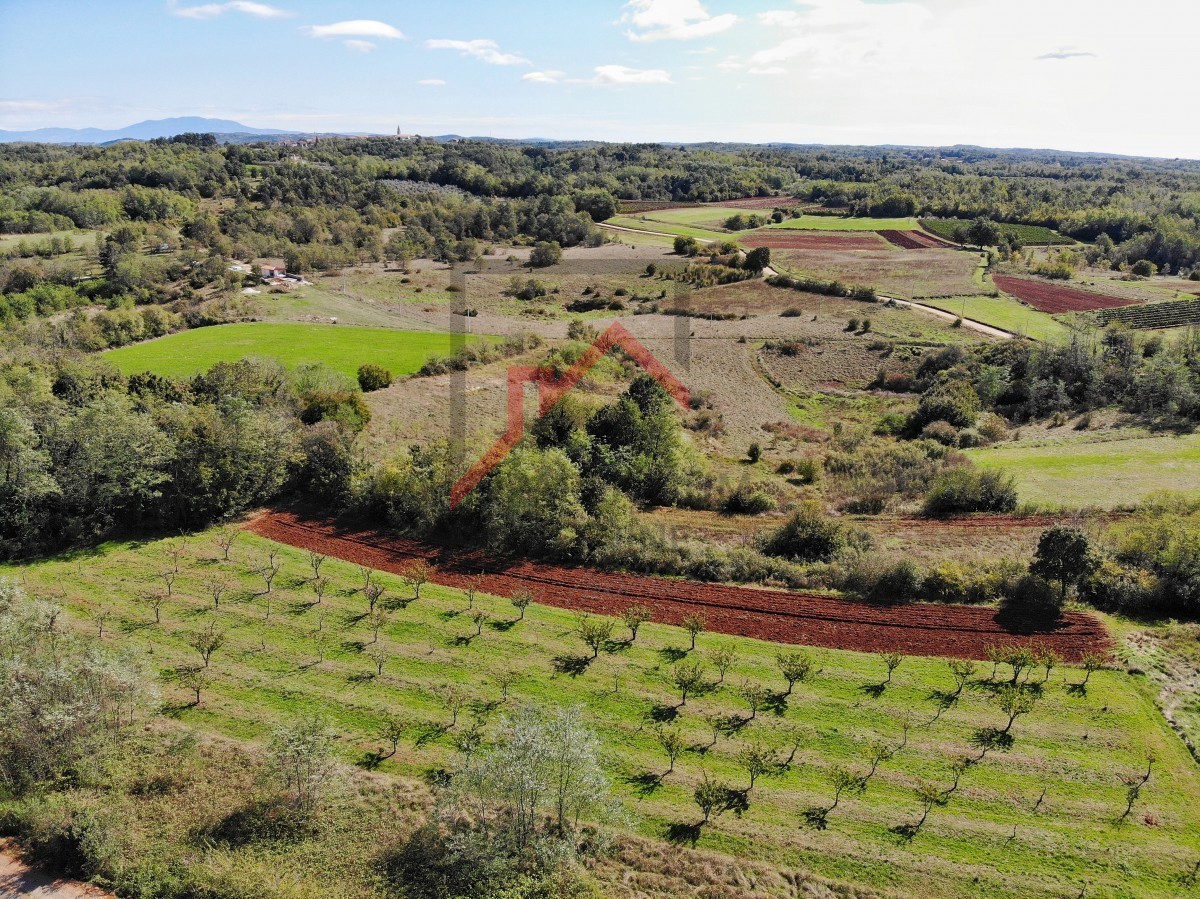 Istria, Visinada - Terreno con parte edificabile e agricola