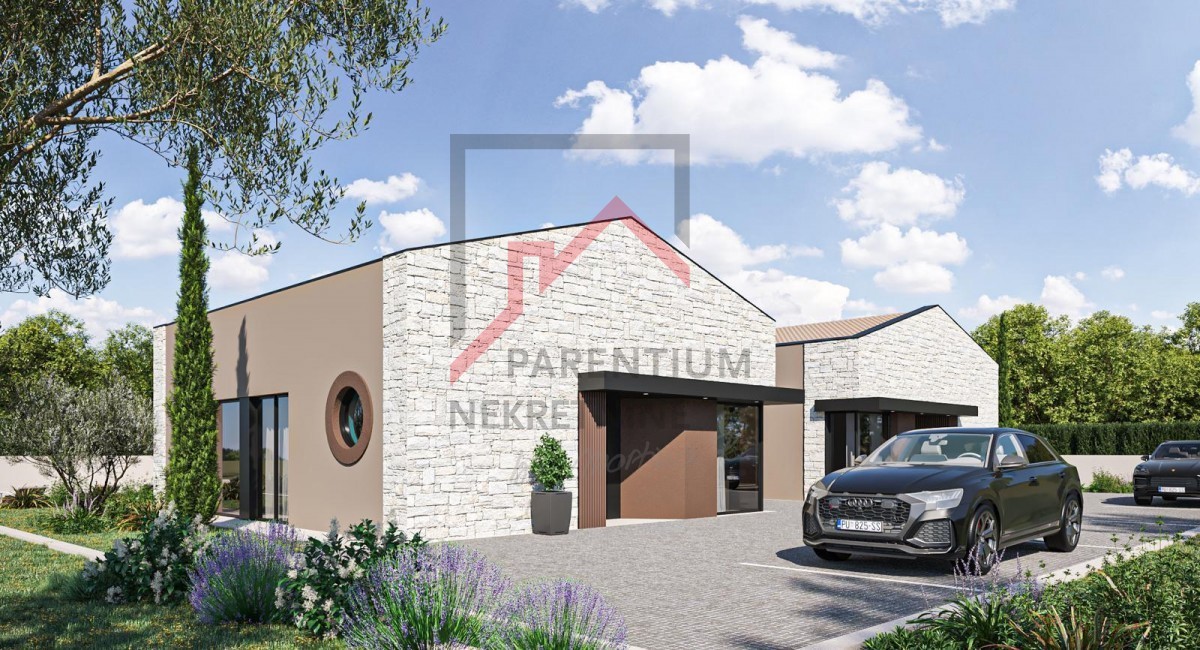 Istria, Parenzo - Moderna casa bifamiliare con piscina e giardino privato