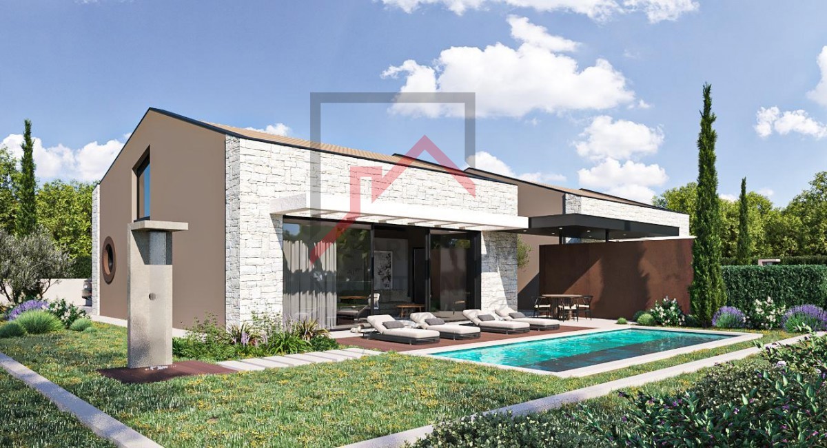Istria, Parenzo - Moderna casa bifamiliare con piscina e giardino privato