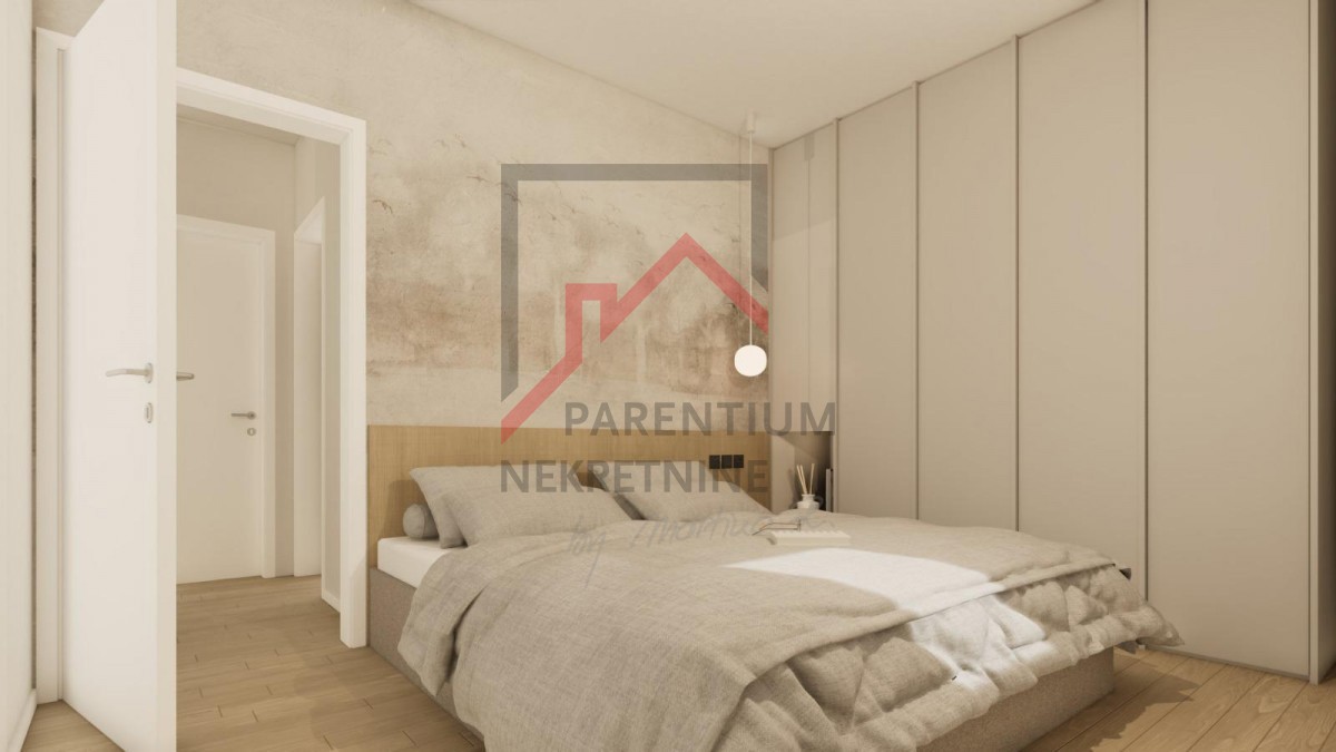 Istria, zona Parenzo – Appartamento con giardino, edificio nuovo, a 1 km dal mare