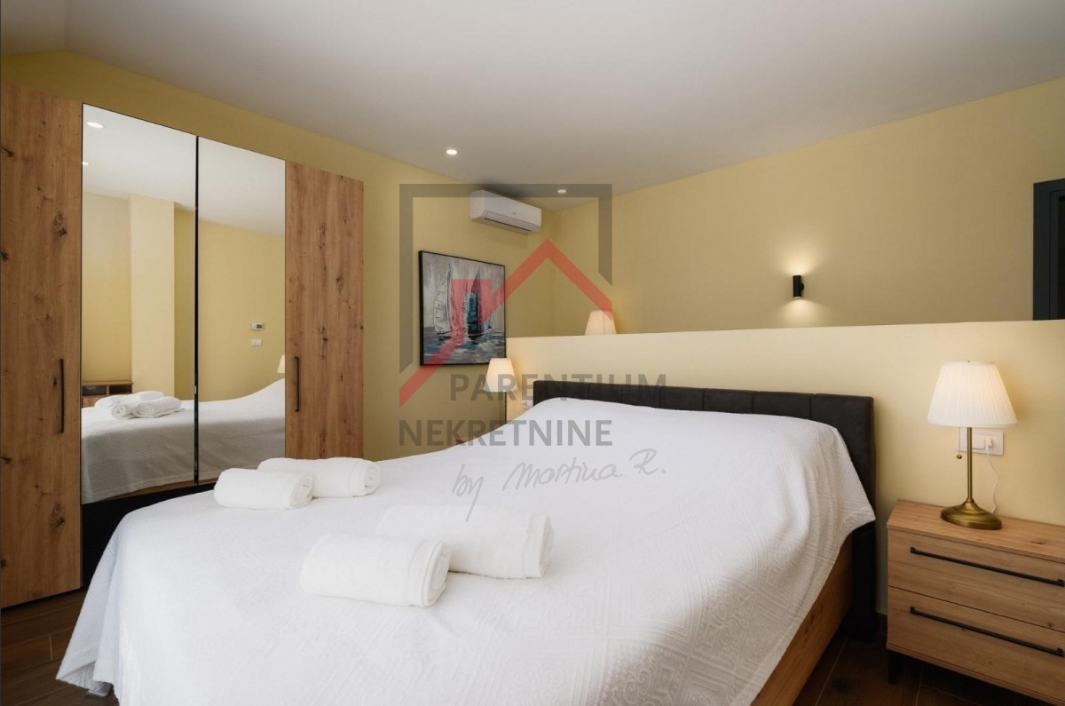 Rovigno, dintorni, casa di nuova costruzione con monolocale