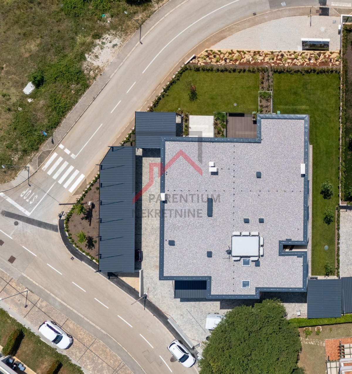 Istria, Cittanova - Istria, Cittanova - Moderno edificio di nuova costruzione con giardino, terrazza e vista mare