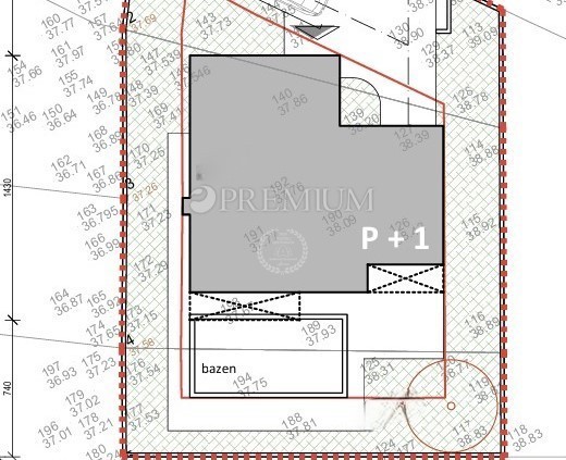 Punat – Terreno edificabile 595 m² con progetto!