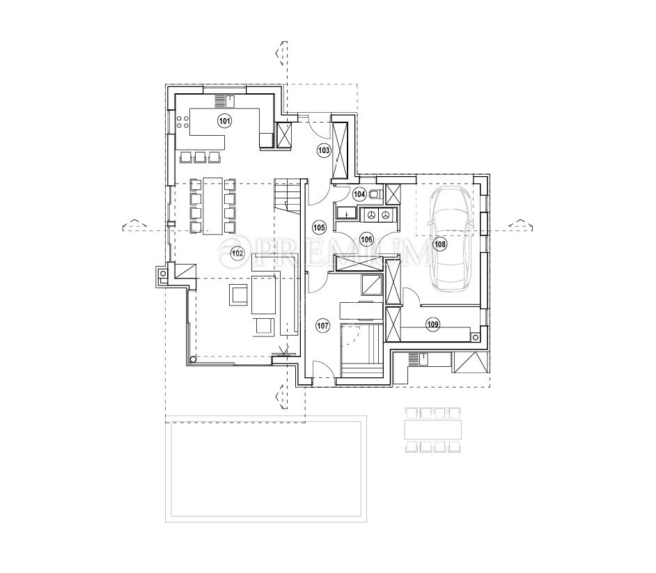 Punat – Terreno edificabile 595 m² con progetto!