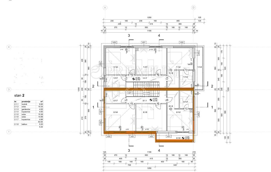 Nuova Casa Bifamiliare a Malinska, 160 m dal Mare!