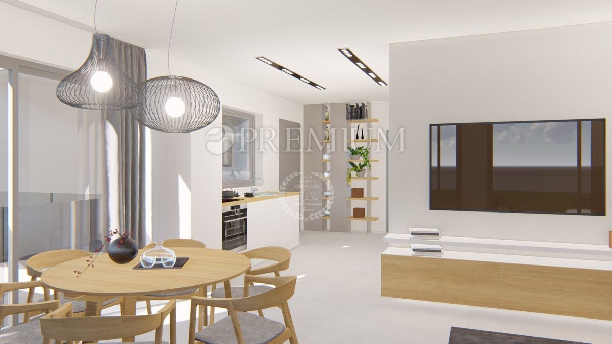 Omišalj, appartamento nuovo, a 100 m dal mare!