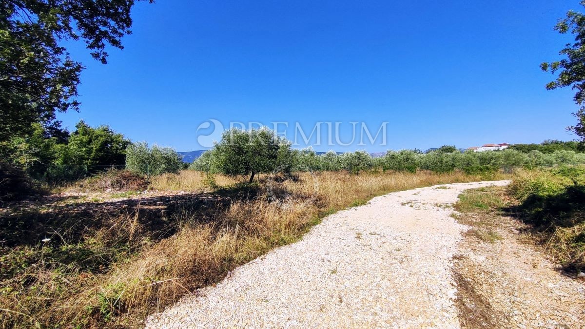 Krk, dintorni, terreno agricolo con vista mare!