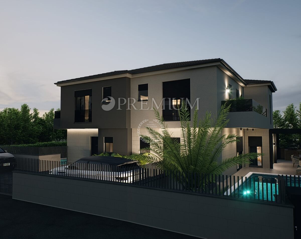 Malinska, dintorni, terreno edificabile con progetto