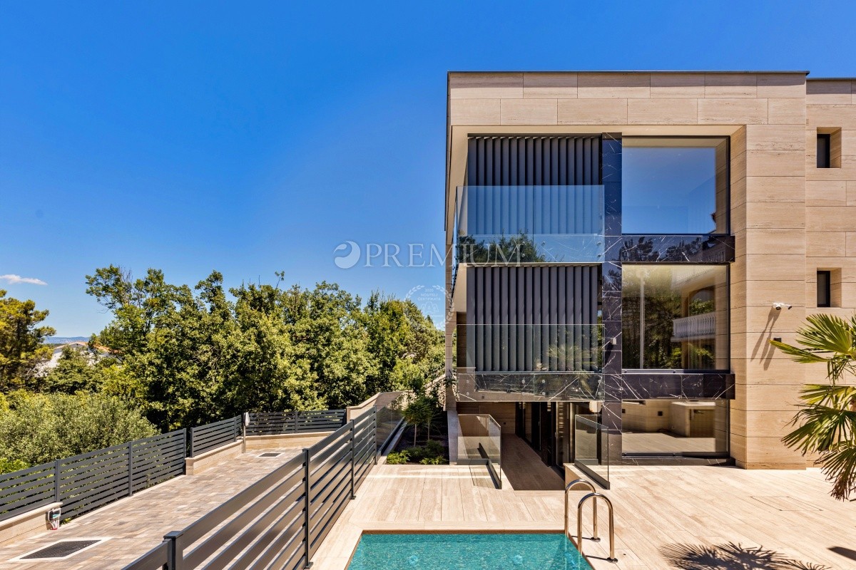 Malinska, vendita, appartamento al piano terra di una nuova costruzione, con giardino e piscina!