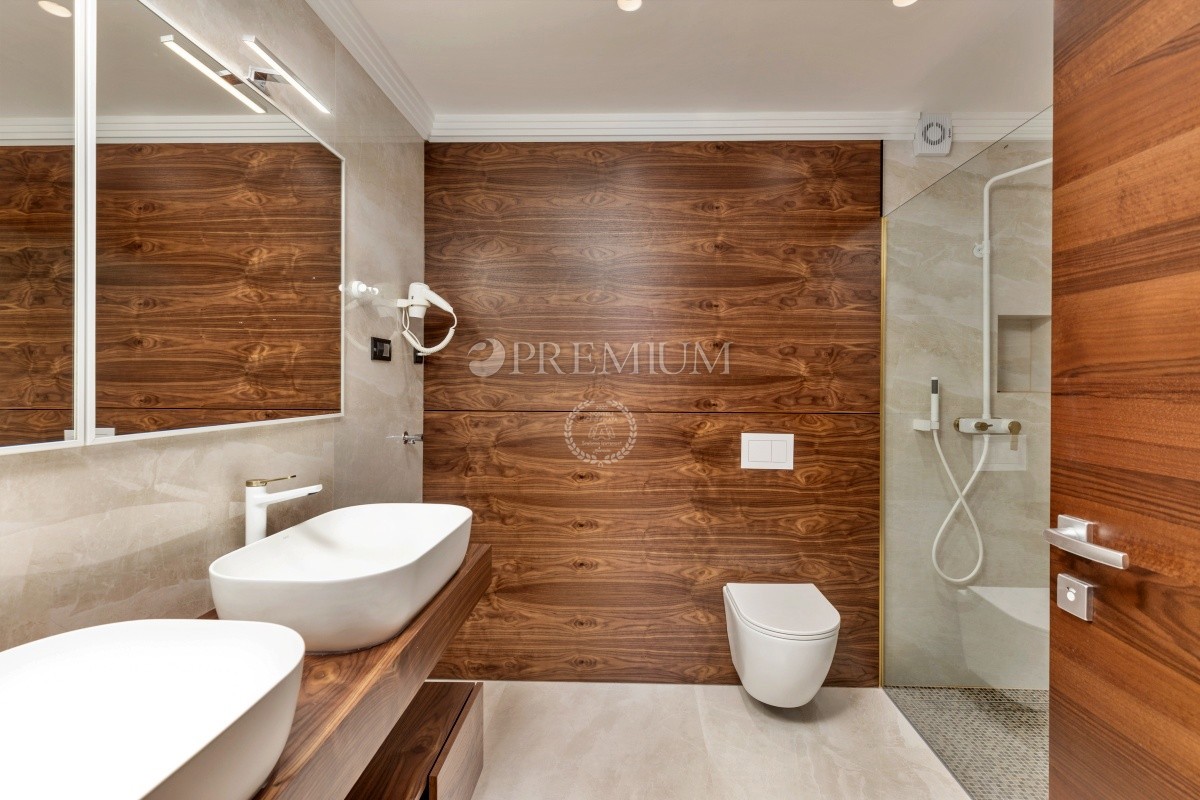 Malinska, vendita, appartamento al piano terra di una nuova costruzione, con giardino e piscina!