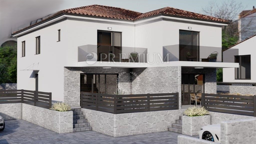 Malinska casa bifamiliare moderna nuova costruzione!