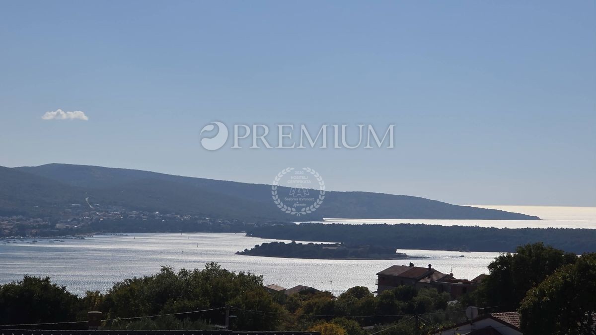 Krk, dintorni, edificio nuovo e moderno con vista panoramica sul mare!