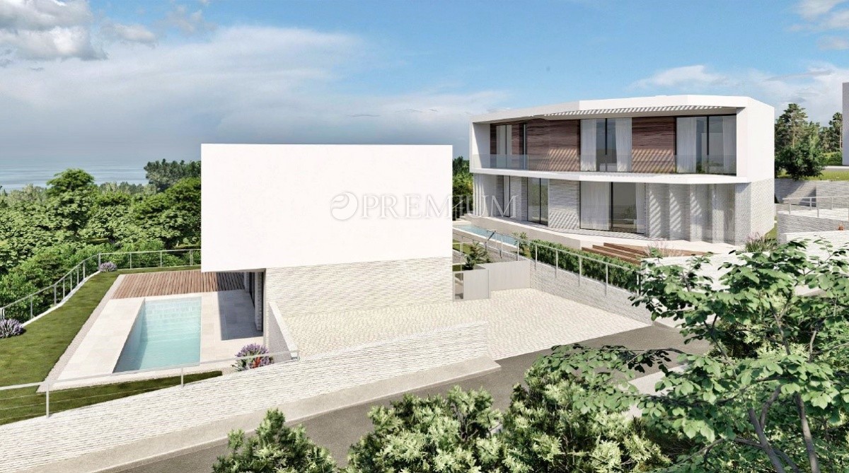 Krk, dintorni, imponente nuovo edificio con vista panoramica sul mare!