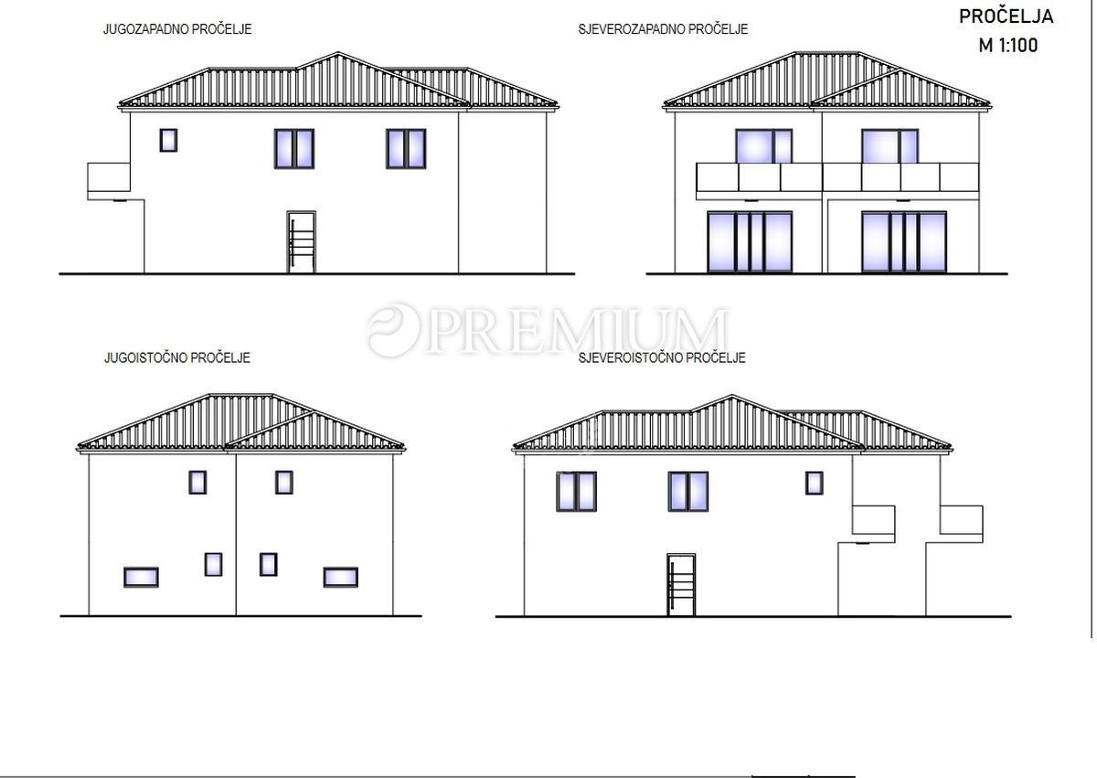 Malinska, terreno edificabile con progettazione concettuale!