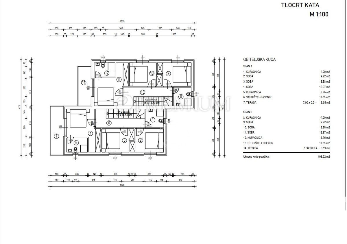 Malinska, terreno edificabile con progettazione concettuale!