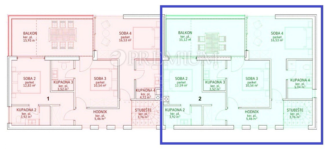 Malinska, nuova casa con piscina e vista mare!