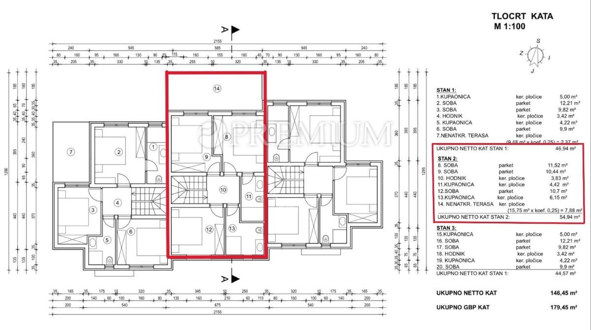Njivice, casa a schiera di nuova costruzione con piscina!