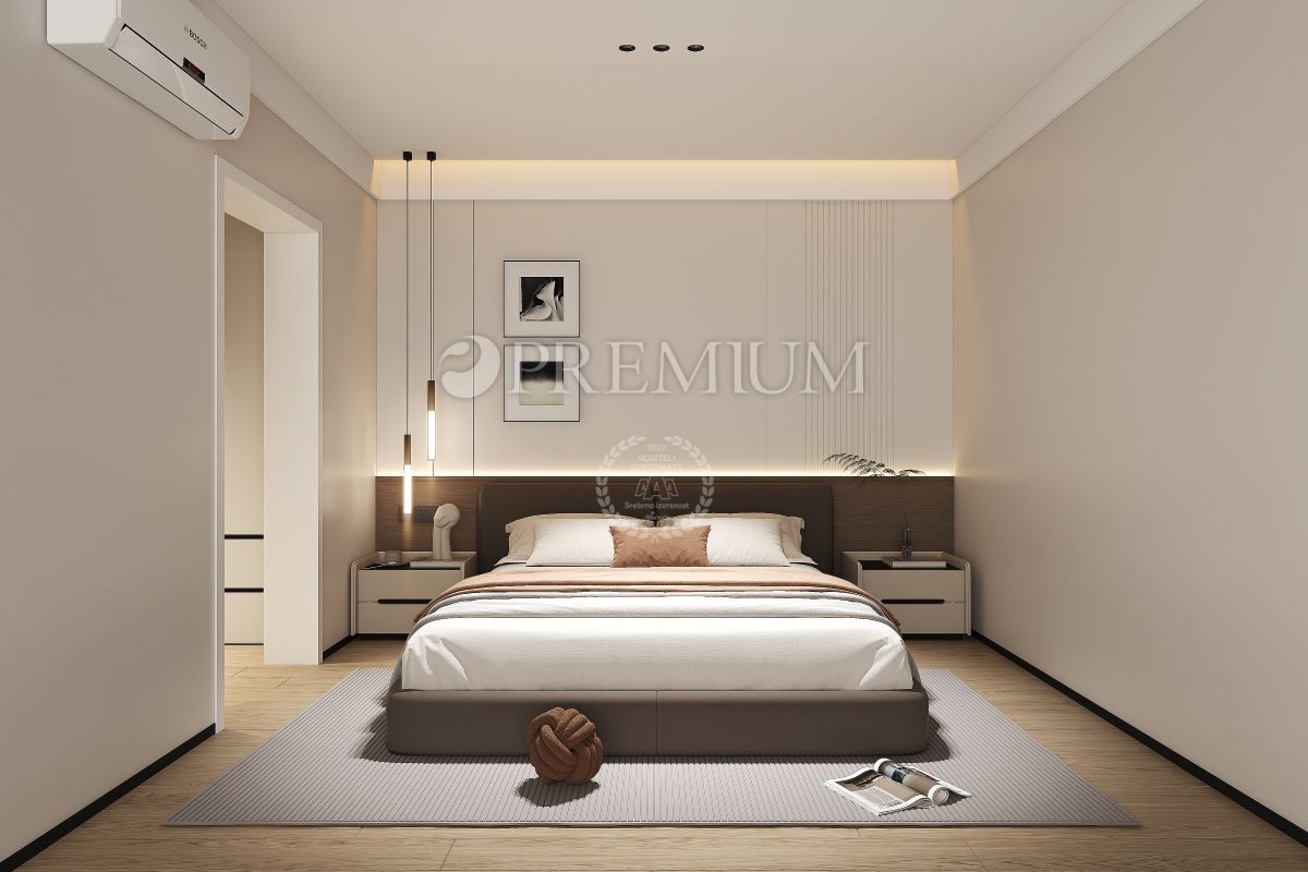 Dintorni di Krk, edificio nuovo e moderno con terrazza sul tetto!