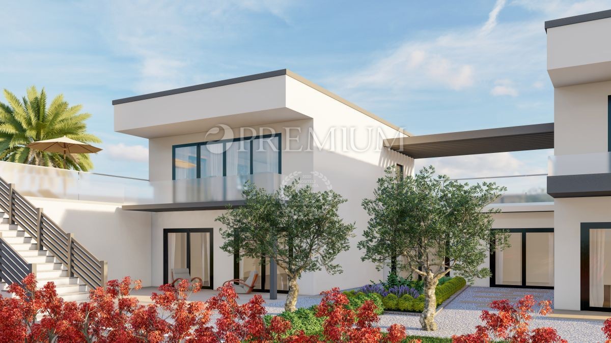 Dintorni di Krk, edificio nuovo e moderno con terrazza sul tetto!