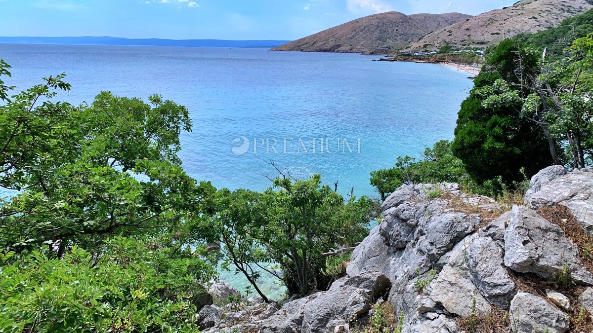 Stara Baška, terreno edificabile in riva al mare!