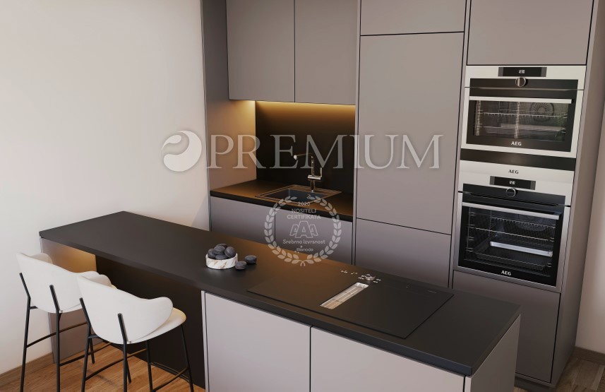 Città di Krk, nuovo edificio-appartamento al piano terra con giardino!