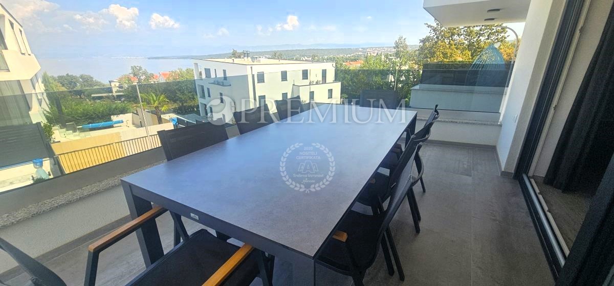 Malinska, nuovo appartamento con vista mare e piscina!