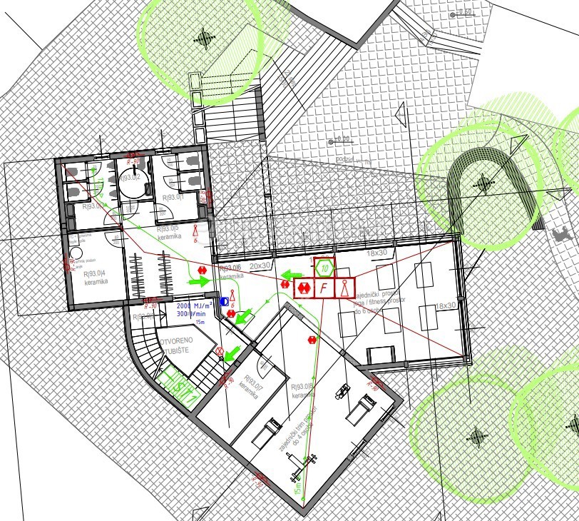 Vrbnik, dintorni, terreno edificabile con progetto principale!