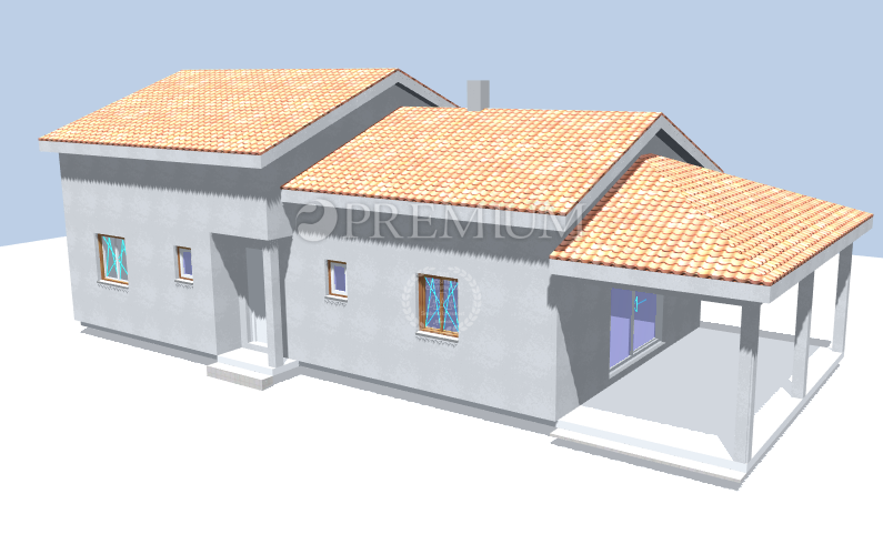 Soline, terreno con permesso di costruzione valido!