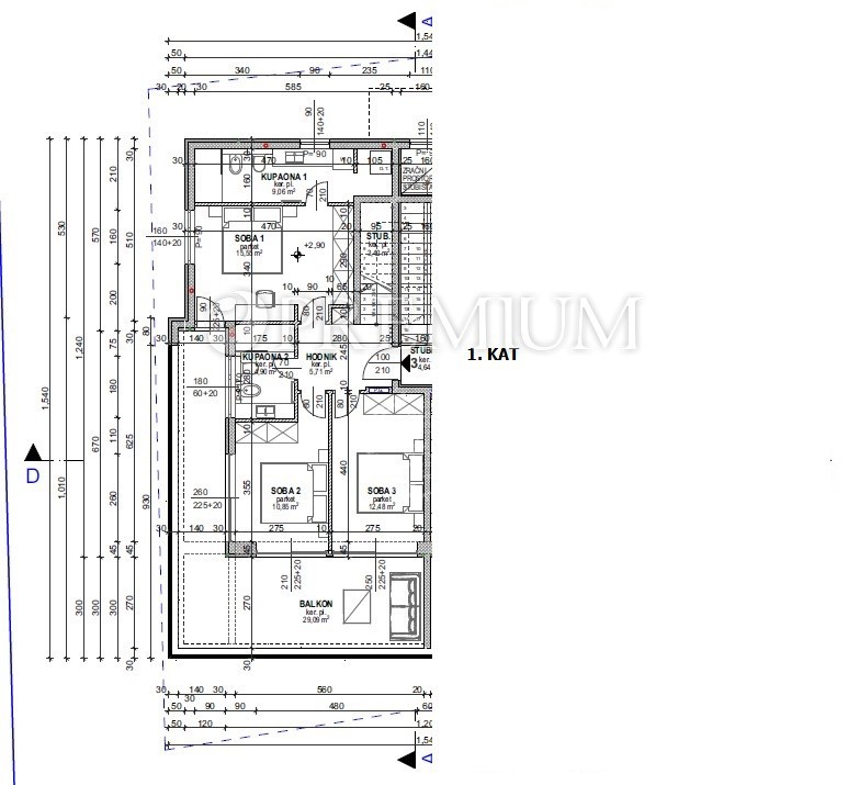 Krk, appartamento duplex con terrazza sul tetto e piscina!